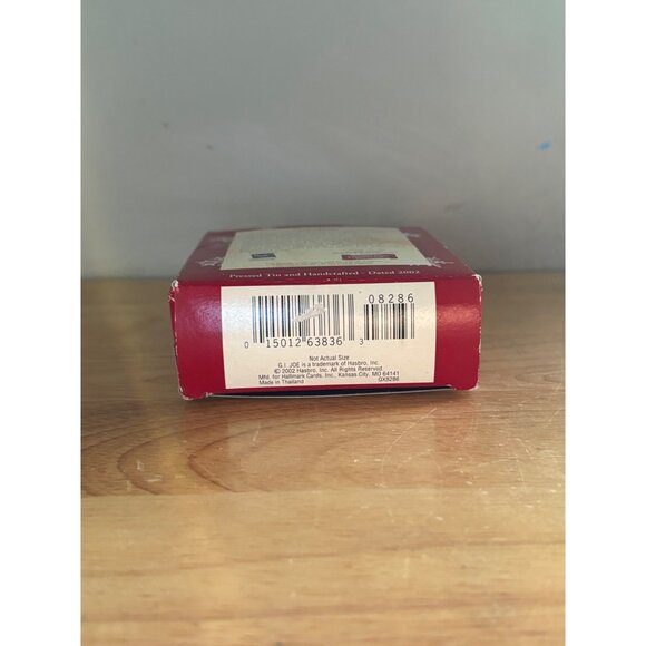 G.I. Joe Hallmark Keepsake Ornament Set Tin Lunchbox & Thermos 2002 Christmas - Picture 3 of 4